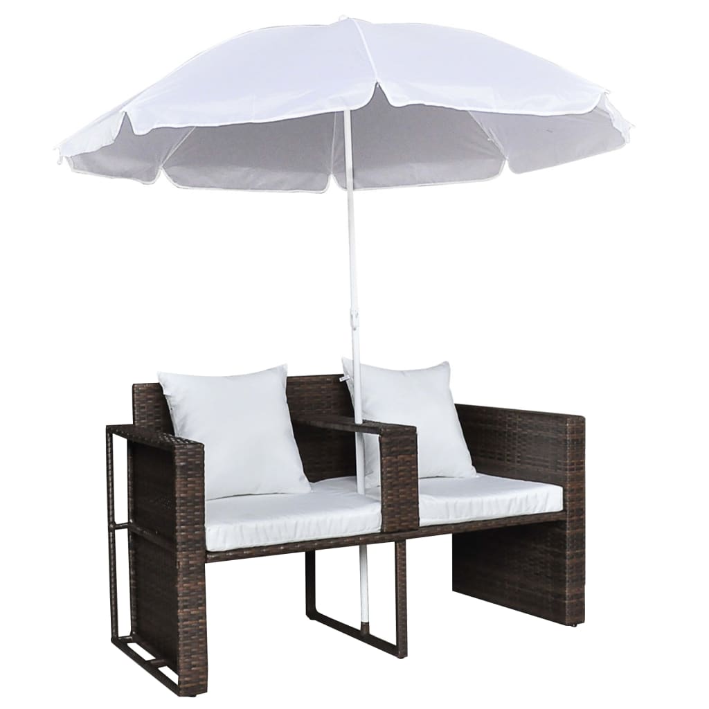 Luxe Loungebed met Parasol | Jouw vakantiegevoel in eigen tuin