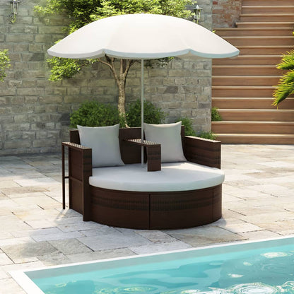 Luxe Loungebed met Parasol | Jouw vakantiegevoel in eigen tuin
