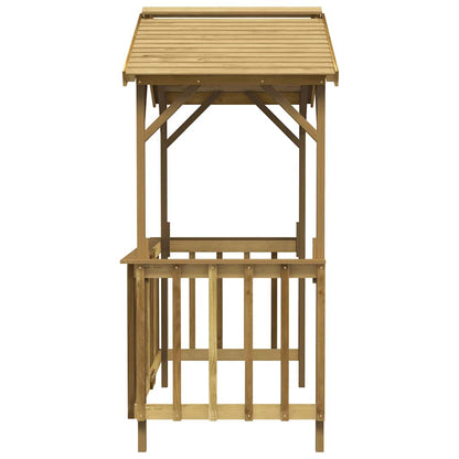 Barbecue-Overkapping 163,5X93X210 Cm Geïmpregneerd Grenenhout