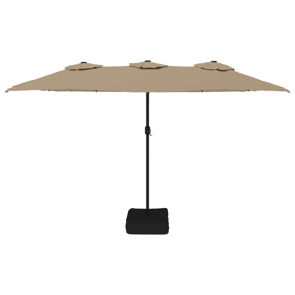 Parasol Dubbel Dak Met Led 449X265 Cm