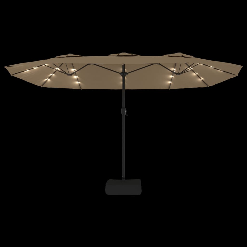 Parasol Dubbel Dak Met Led 449X265 Cm