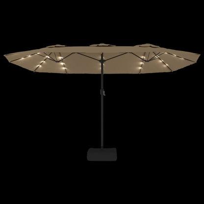 Parasol Dubbel Dak Met Led 449X265 Cm