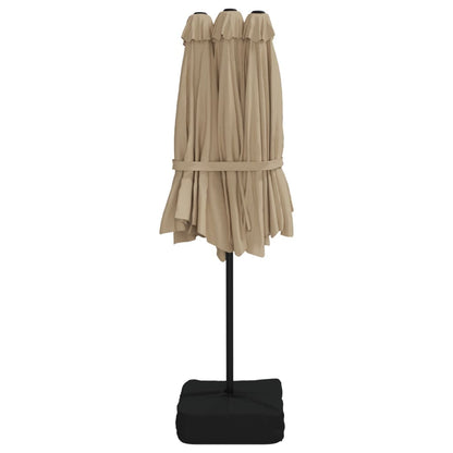 Parasol Dubbel Dak Met Led 449X265 Cm