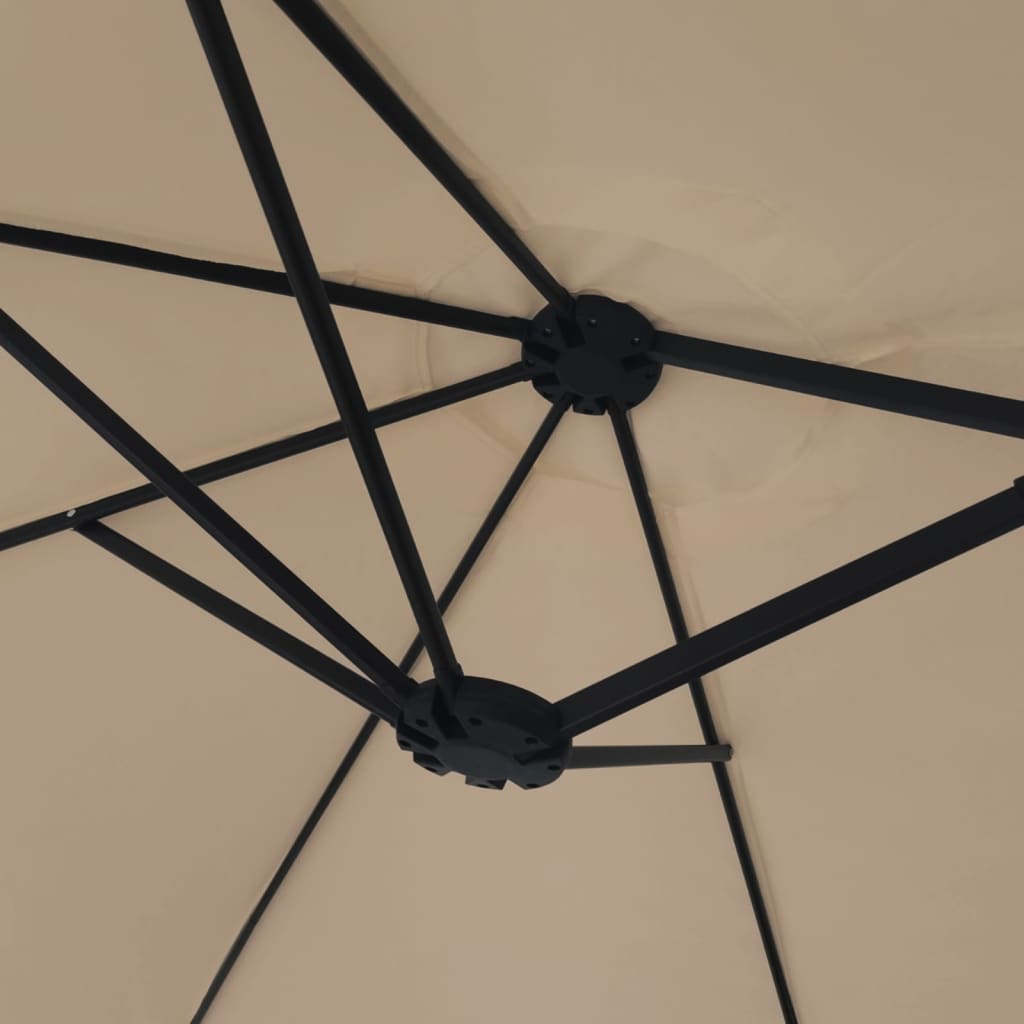 Parasol Dubbel Dak Met Led 449X265 Cm
