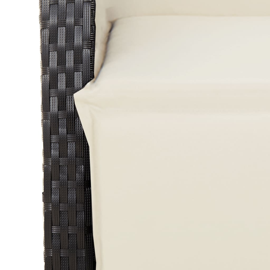 7-Delige Tuinset Met Kussens Poly Rattan