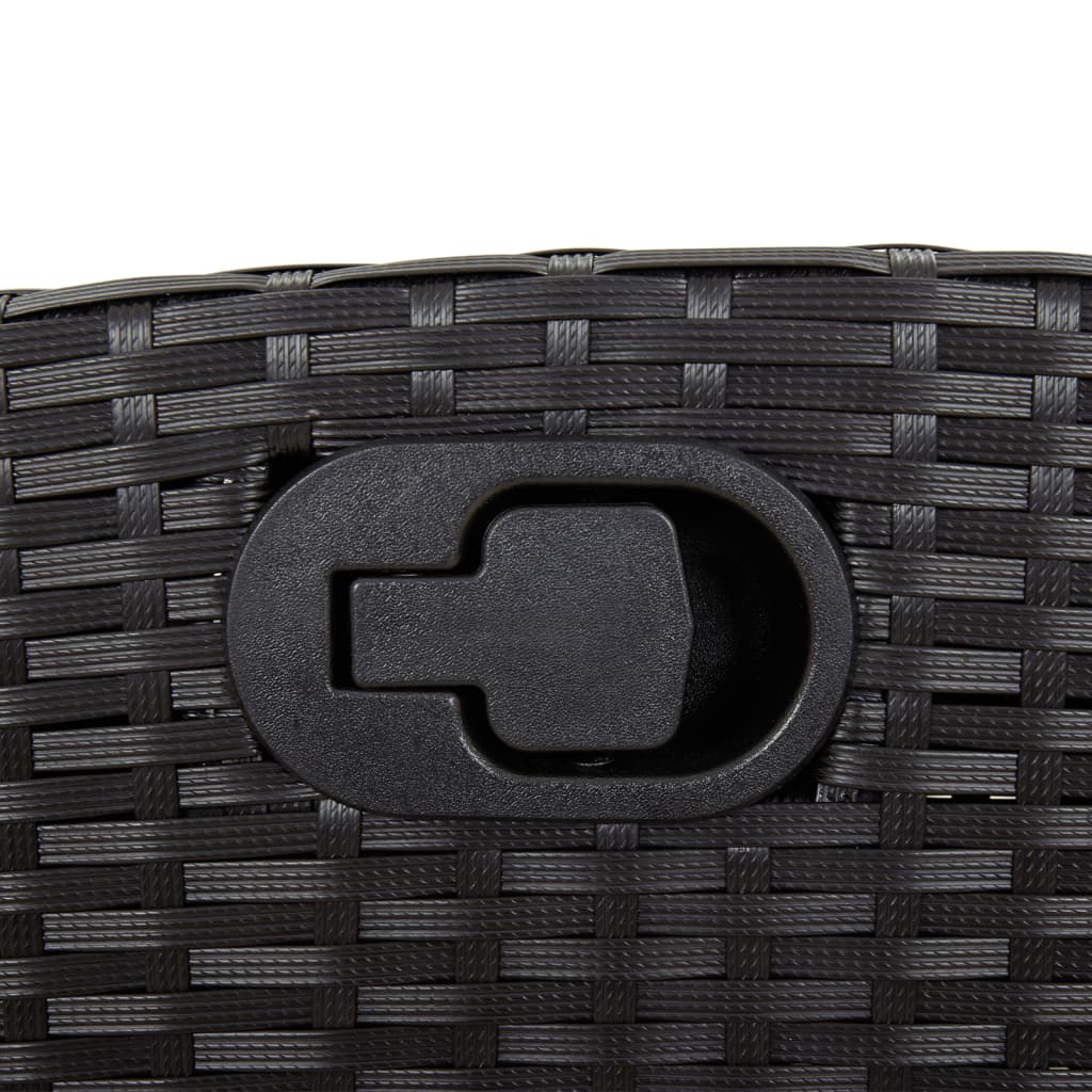 7-Delige Tuinset Met Kussens Poly Rattan