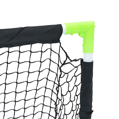 Kindervoetbaldoel Inklapbaar 90X64X64 Cm Zwart Grijs
