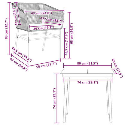 Tuinset met Kussens – 3-delig, 5-delig, 7-delig of 13-delig