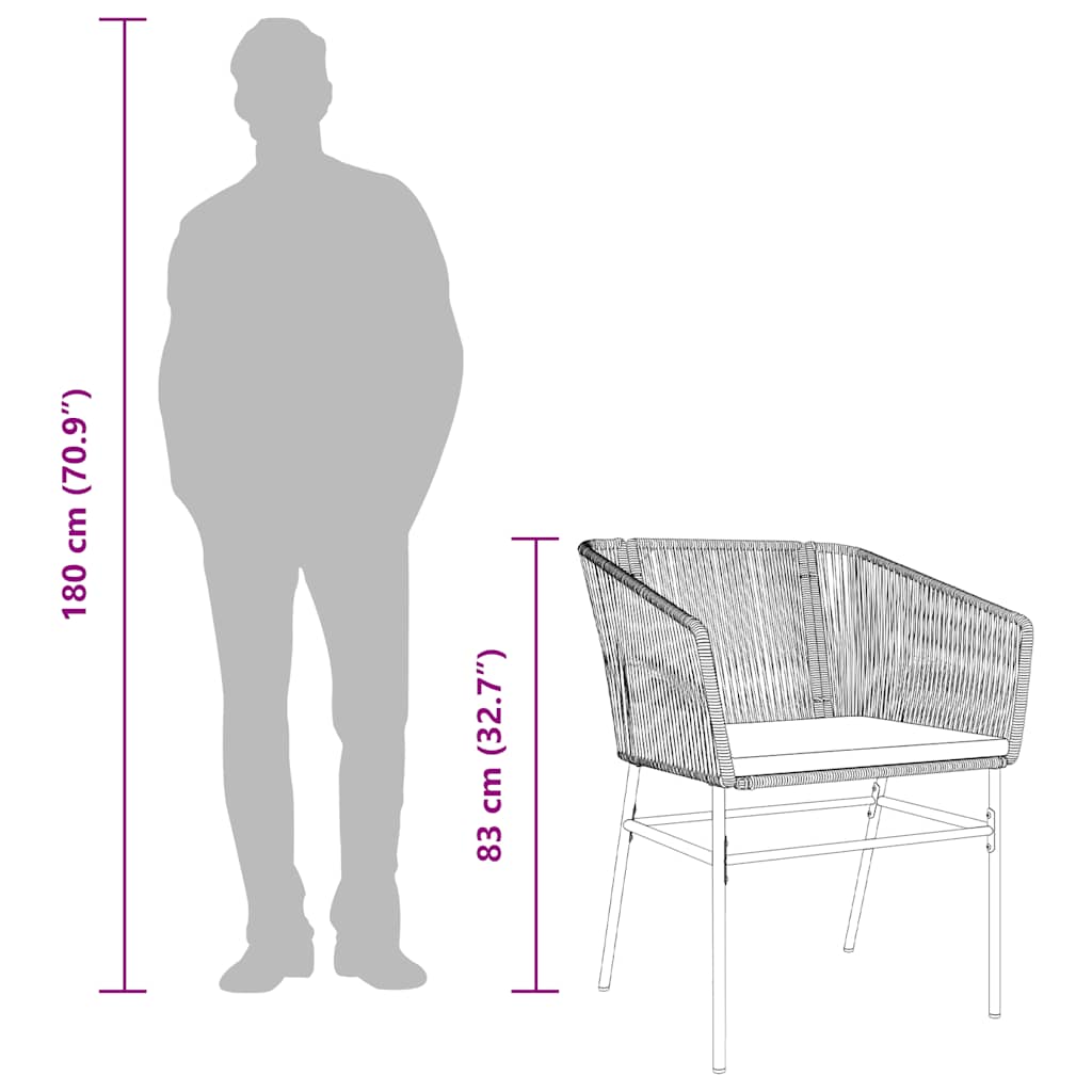 Tuinset met Kussens – 3-delig, 5-delig, 7-delig of 13-delig