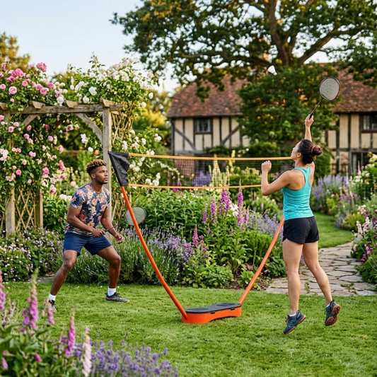 Badmintonset met Net & Rackets | In 2 minuten speelplezier, waar je ook bent