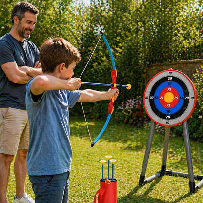 Boogschietset voor kinderen met schietschijf | Minder schermtijd, meer actief spelen